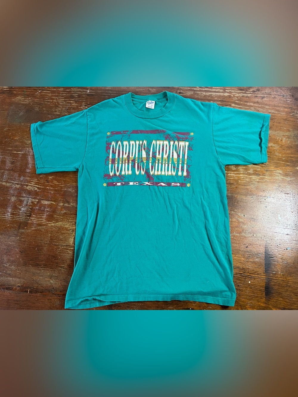 Vintage 80s Velva Sheen Corpus Christi Texas T Shirt